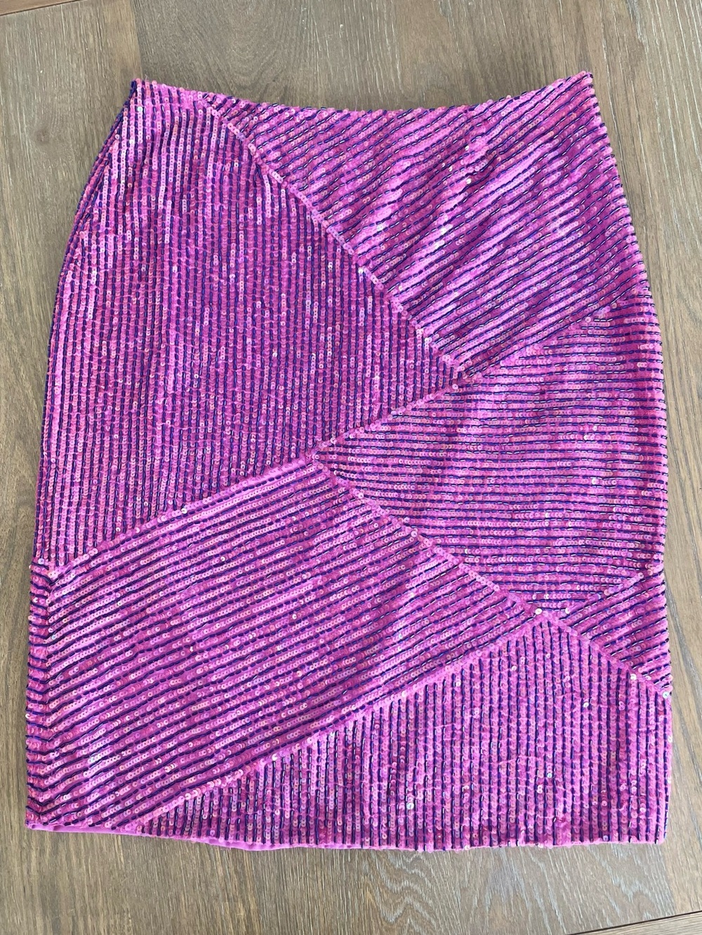 Karen Millen Sequin Panel Pencil Skirt
